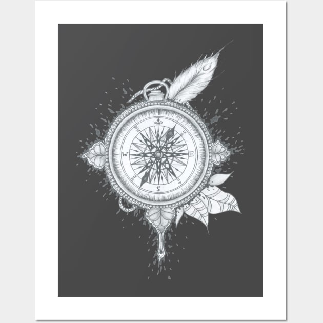 compass Wall Art by annaandron